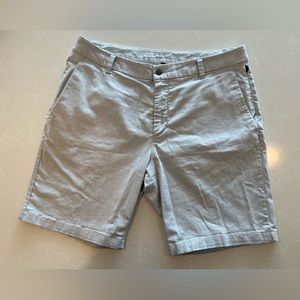Lululemon Commission Short *Qwick Oxford 9" Light Gray